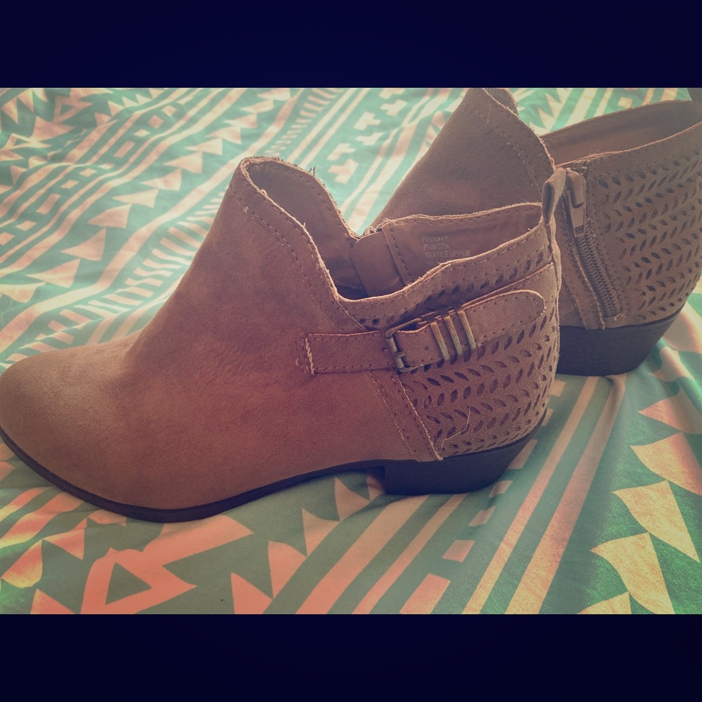Cute brown ankle boots